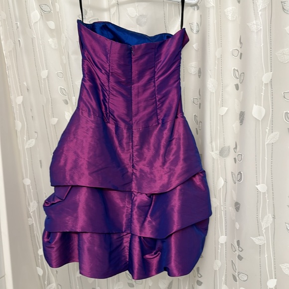 Strapless prom style dress size 8 purple - Picture 7 of 7
